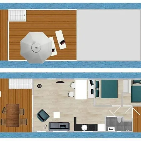Houseboat Comfortable Vacation Lejlighed